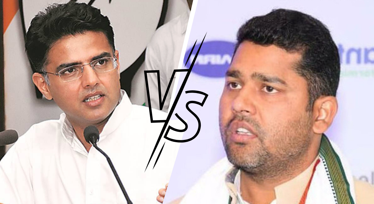 sachin pilot vs ashok chandna