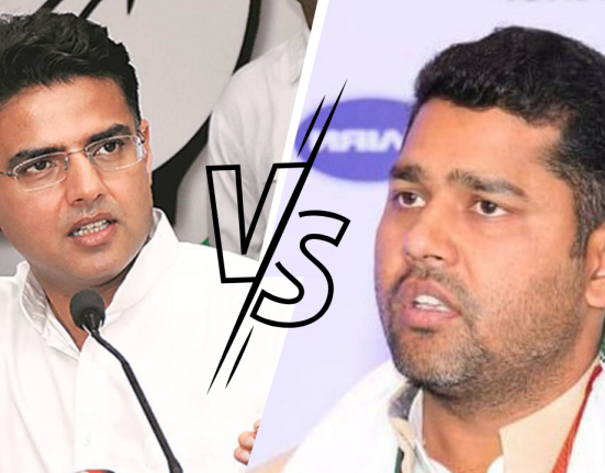 sachin pilot vs ashok chandna