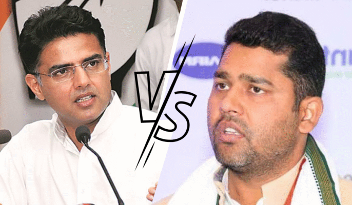 sachin pilot vs ashok chandna