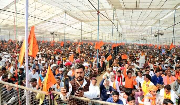 kisan garjana rally delhi
