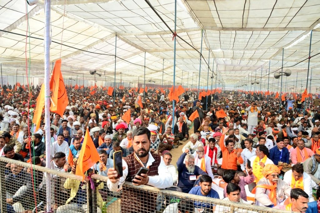 kisan garjana rally delhi