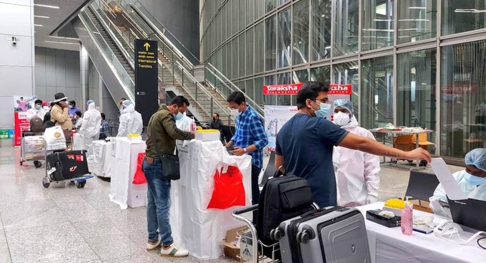 corona RT PCR Test airport